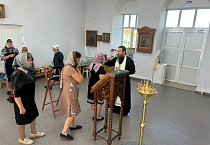 В Покровском храме села Шмаково состоялось богослужение