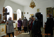 Курганские паломники посетили один из городских храмов