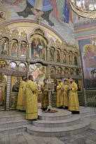 Воскресная Литургия в Александро-Невском соборе Кургана