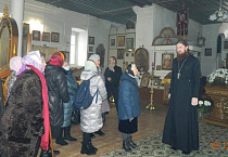 Курганские паломники встретили праздник святителя Николая в селе Утятском
