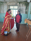 Священник из Варгашей совершил Литургию в селе Терпугово