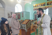 Для школьников села Лисье прошел урок в храме