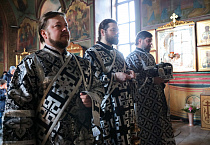 Митрополит Даниил возглавил службу Двенадцати Евангелий  в Александро-Невском соборе Кургана