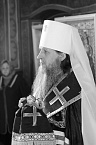 В первый день Великого поста митрополит Даниил молился в Александро-Невском соборе Кургана