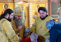 Митрополит Даниил совершил Литургию в день памяти святителя Иоанна Златоуста