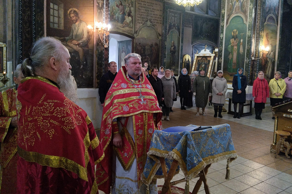 В храме села Введенское сугубо почтили память праведного Симеона Верхотурского