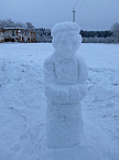 В зауральском женском монастыре провели фестиваль снежных скульптур