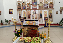 Сельские школьники в праздник Преображения побывали в храме села Рычково