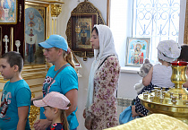 В Кургане возле Порт-Артурского храма  прошёл праздник и благотворительная ярмарка