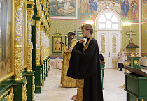 В Троицком соборе Кургана состоялась архиерейская Литургия