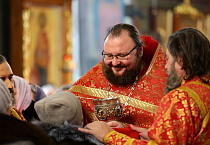 В кафедральном соборе Кургана в престольный праздник прошла праздничная архиерейская Литургия