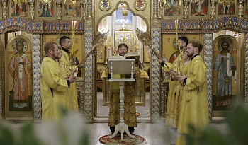 Воскресная Литургия в Александро-Невском соборе Кургана
