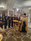 Ученики кадетского класса побывали в храме микрорайона Рябково