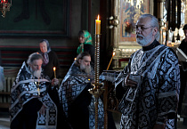 Митрополит Даниил возглавил службу Двенадцати Евангелий  в Александро-Невском соборе Кургана