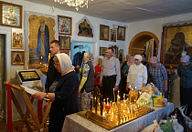 Новый варгашинский настоятель посетил часовню в селе Шастово