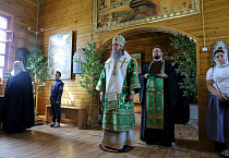 Митрополит Даниил побывал с архипастырским визитом в Чимеевском монастыре
