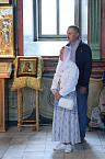 Курганскую епархию посетил экс-глава Архангельска с семьей