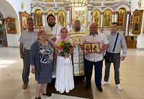 В Богоявленском соборе  города Кургана совершено  Таинство венчания