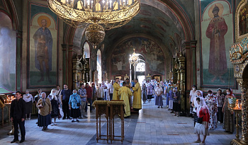 Литургия в день русских святых