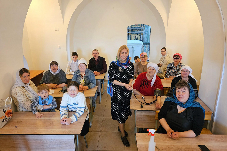 В храме Зауралья прошёл медицинский практикум