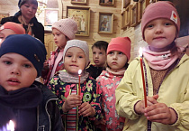 Зауральский храм посетили воспитанники детсада