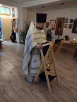 На курганском приходе в Рождественский сочельник освятили новую трапезную