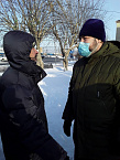 В курганском «Сквере милосердия» все желающие получили нательные крестики