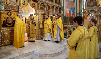 Литургия в день Иконы Божией Матери Боголюбская