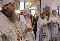 Митрополит Даниил совершил чин отпевания новопреставленных игумена Серафима и схимонахини Иоанны