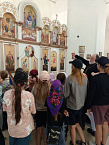 Сельские школьники в праздник Преображения побывали в храме села Рычково