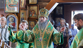 Служение митрополита Даниила в день памяти прп. Серафима Саровского