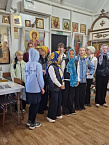 Менщиковские школьники посетили храм Матроны Московской в селе Садовое