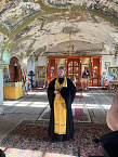 В Белозерском районе школьники посетили старинный Свято-Никольский храм