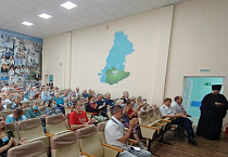 Курганский священник принял участие в мероприятии Областного госпиталя ветеранов воин