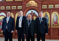 Члены Императорского православного Палестинского общества приняли участие в великом освящении Батуринского храма