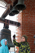 В Кургане воспитанники воскресной школы побывали на колокольне
