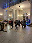 В новогоднюю ночь в Троицком соборе Кургана прошла Литургия