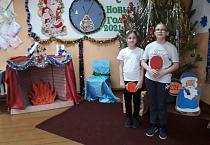 В Белозерском районе юные прихожане в Рождественские дни сражались в теннис