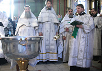 Митрополит Даниил в Крещенский сочельник совершил чин Великого освящения воды