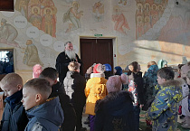 Первоклассники глядянской школы посетили храм в селе Чернавское