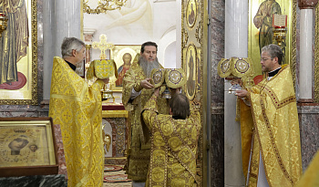 Литургия в день памяти Апостола Фомы