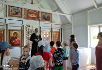 Школьники зауральского села Садовое побывали в новом храме