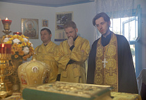 Архиерейское богослужение состоялось в Покровском храме села Колташёво