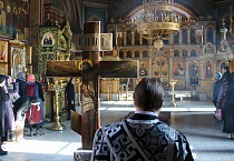 В четверг  Великопостной недели  митрополит Даниил помолился за уставным Богослужением