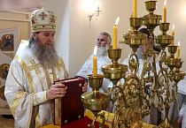 Митрополит Даниил освятил нижний придел храма в Кетово