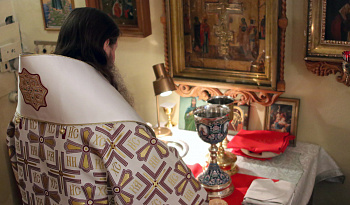 Митрополит Курганский и Белозерский Даниил 9 января совершил Божественную литургию в храме Рождества Христова города Кургана