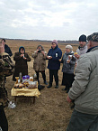 В Варгашинском районе освятили поклонный крест