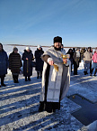 В Зауралье сельские школьники участвовали в чине освящения вод