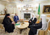 Святейший Патриарх Кирилл встретился с губернатором Курганской области и главой Курганской митрополии 