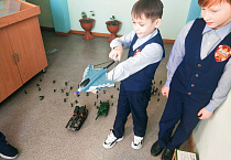 В православной гимназии Кургана работает кружок «Юный полководец»